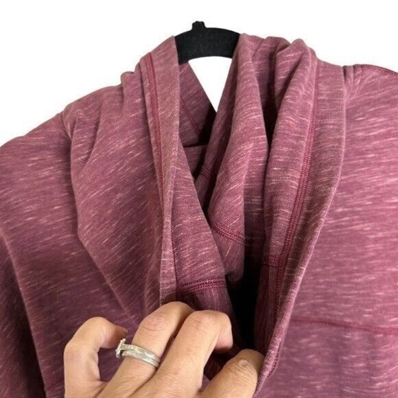 Lululemon Om & Roam Pullover Heathered Marled Rust Berry / Rust Berry Size 8 - Picture 6 of 9